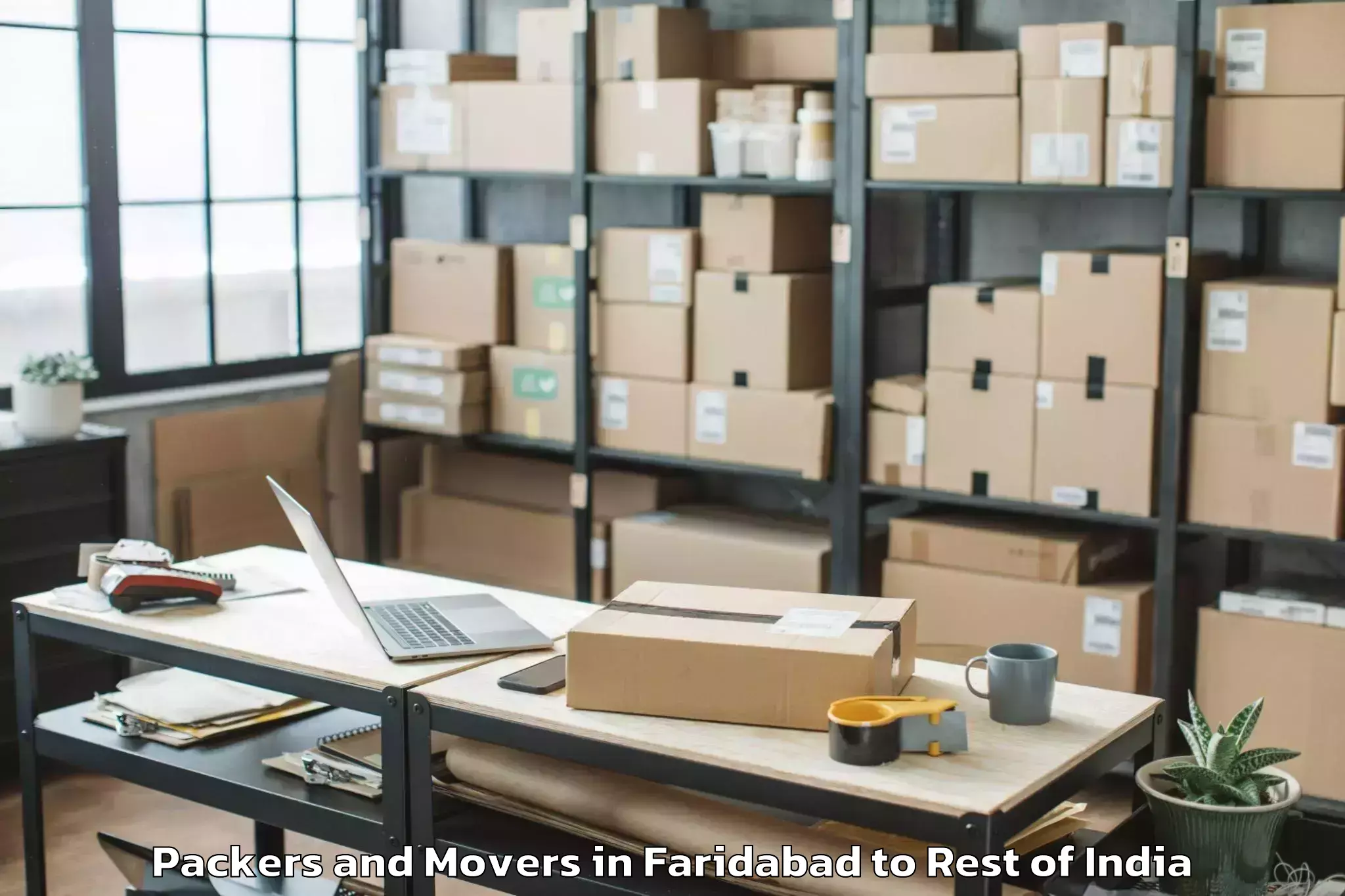 Faridabad to Gool Gulabgarh Packers And Movers